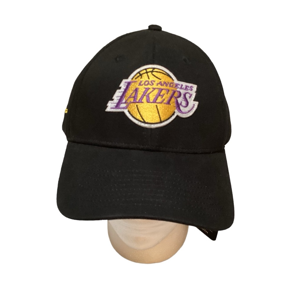NBA Los Angeles Lakers black cap‎ youth size adjustable cap New